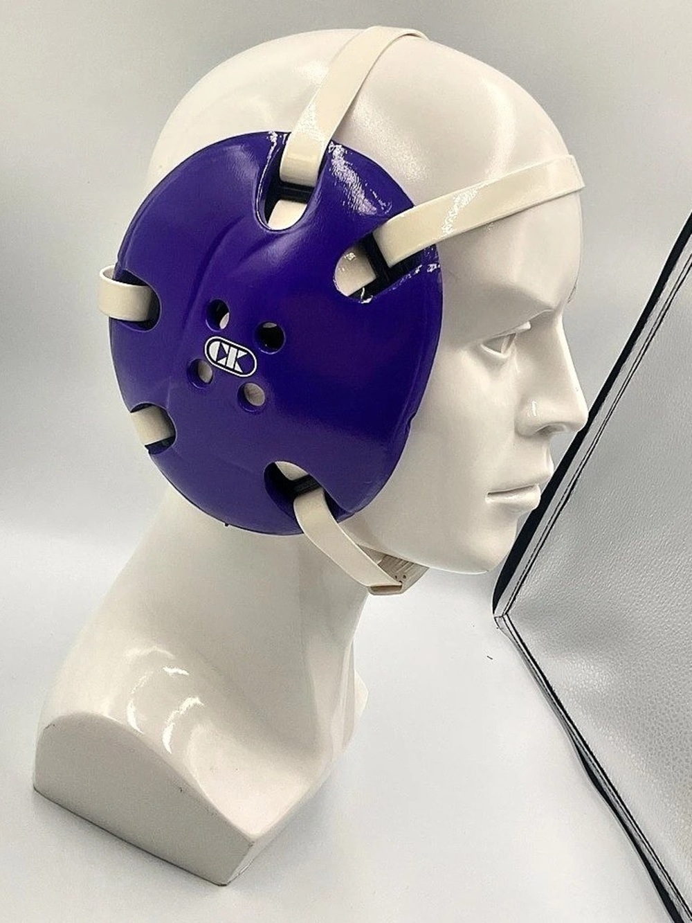 Cliff Keen E58 Signature Wrestling Headgear Purple & White Adult